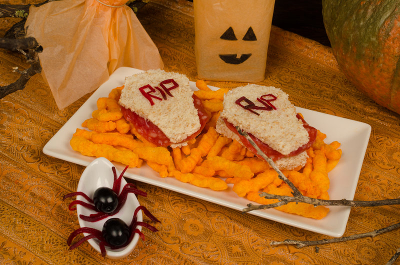 Sandwiches de Halloween monstruosos para Supertribus
