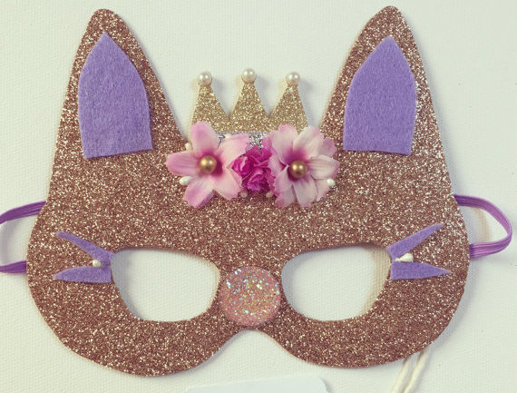 Máscara Princess Kitty de nashandwillow (Etsy)