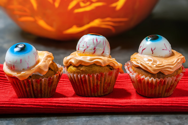 Cupcakes de Halloween para niños en Supertribus