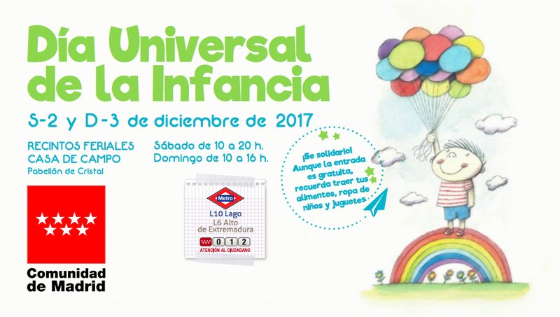 DÍA UNIVERSAL DE LA INFANCIA 2017 EN MADRID