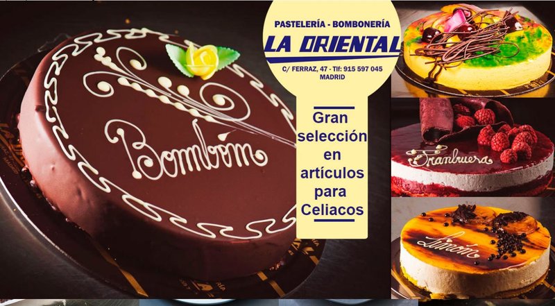Pastelería La Oriental Sin Gluten en Madrid